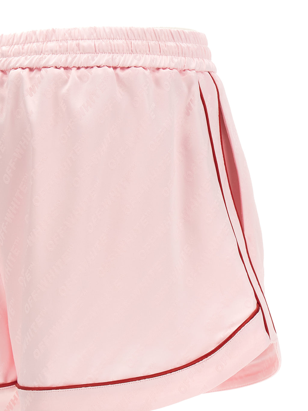 Off-White Mehrfarbige Viskose-Bermudashorts