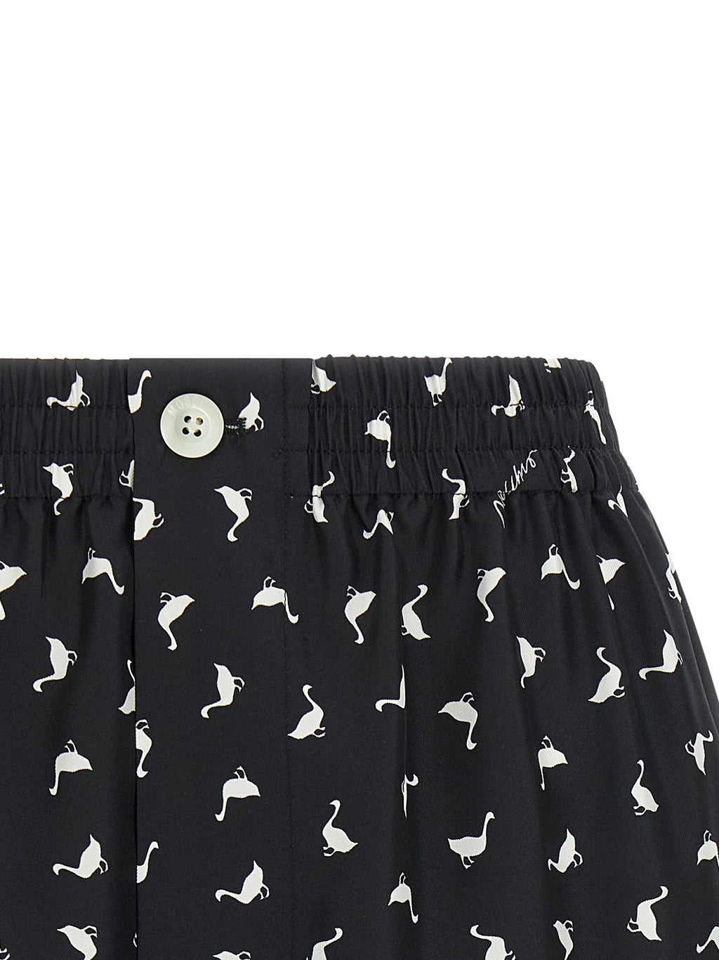 Moschino Zweifarbige Seiden-Bermudashorts
