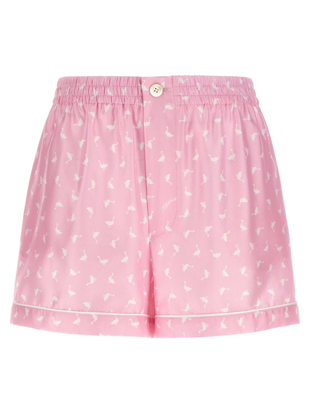 Moschino Mehrfarbige Cargo-Shorts aus Seide