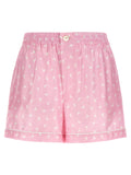 Moschino Mehrfarbige Cargo-Shorts aus Seide