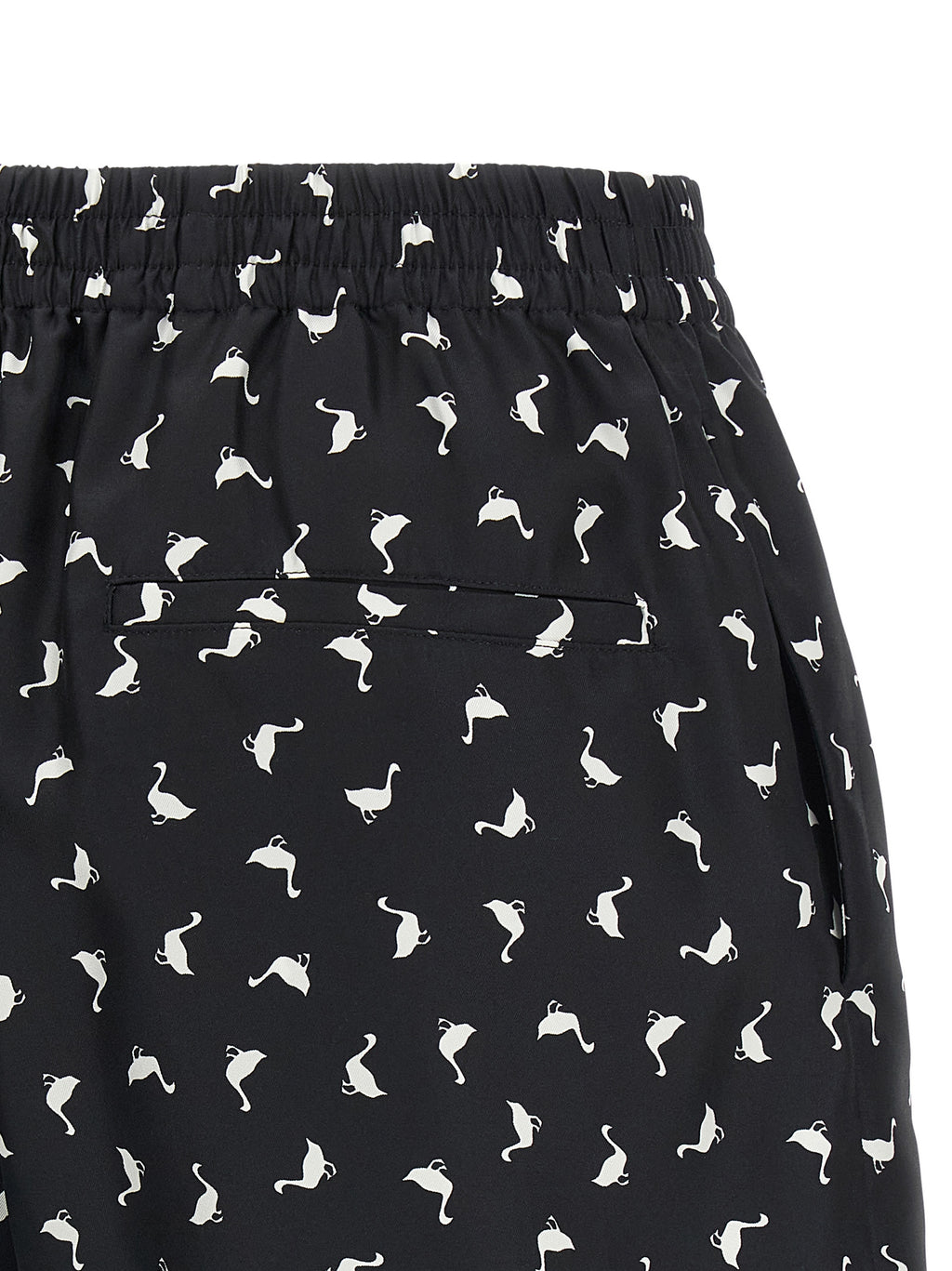 Moschino Zweifarbige Seiden-Bermudashorts