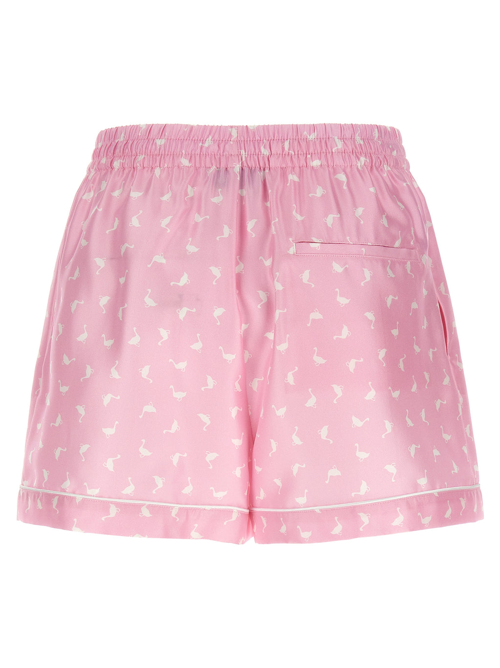 Moschino Mehrfarbige Cargo-Shorts aus Seide