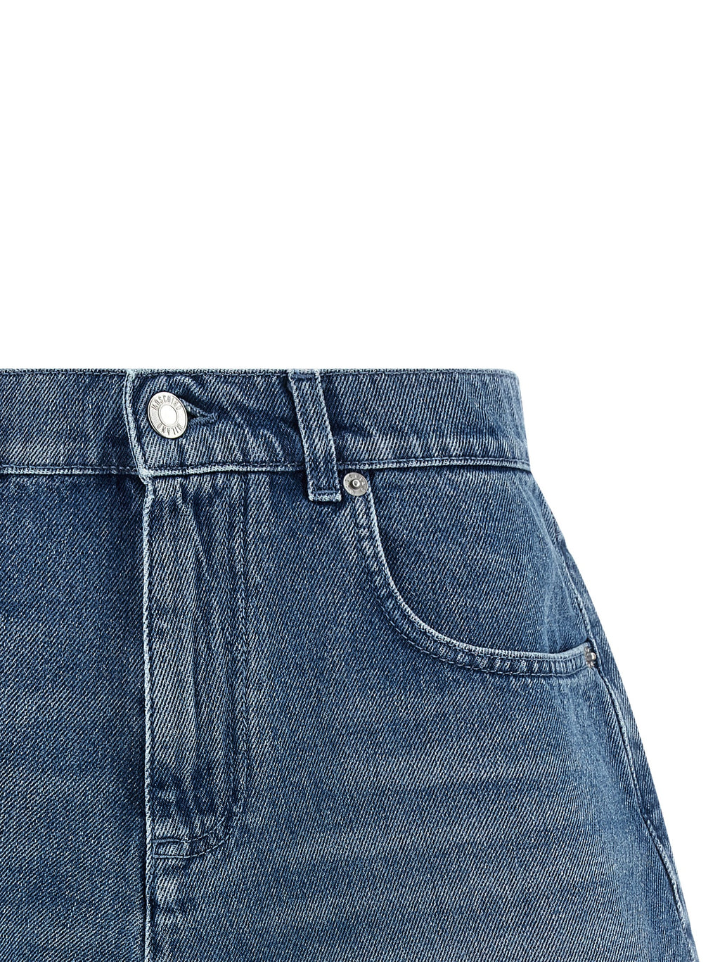 Moschino Blaue Baumwoll-Bermudashorts