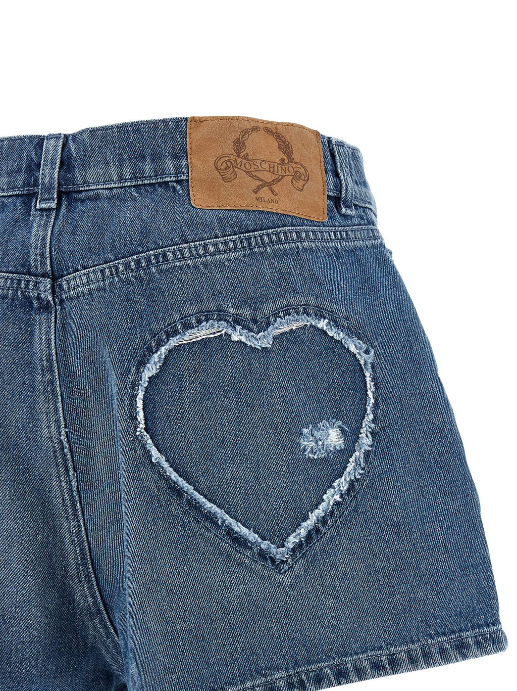 Moschino Blaue Baumwoll-Bermudashorts