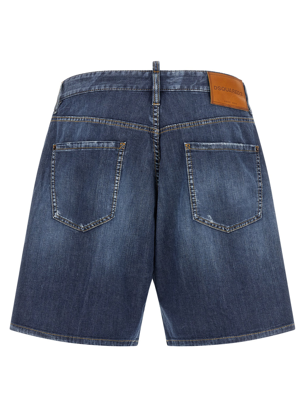 Dsquared² Blaue Baumwoll-Bermudashorts