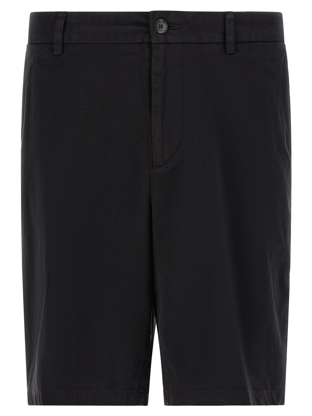 Hugo Boss Schwarze Baumwoll-Bermudashorts