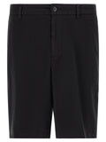 Hugo Boss Schwarze Baumwoll-Bermudashorts