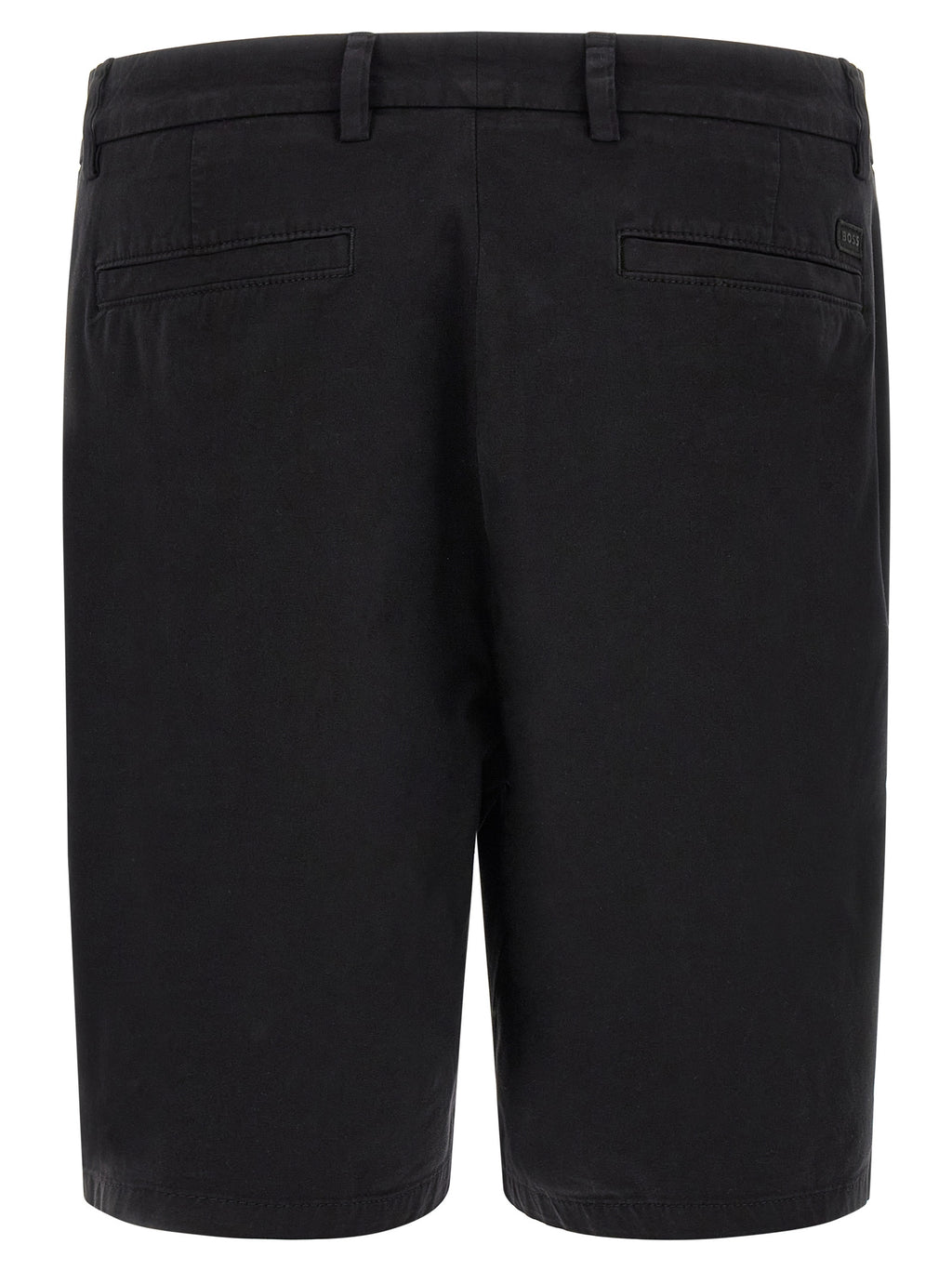 Hugo Boss Schwarze Baumwoll-Bermudashorts