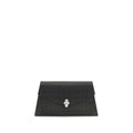 Alexander McQueen Schwarze Bos Taurus Kalbsleder Schultertasche