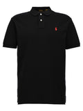 Polo Ralph Lauren Schwarzes Baumwoll-Poloshirt