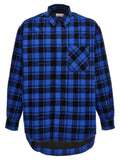 Off-White Blaues Baumwollhemd