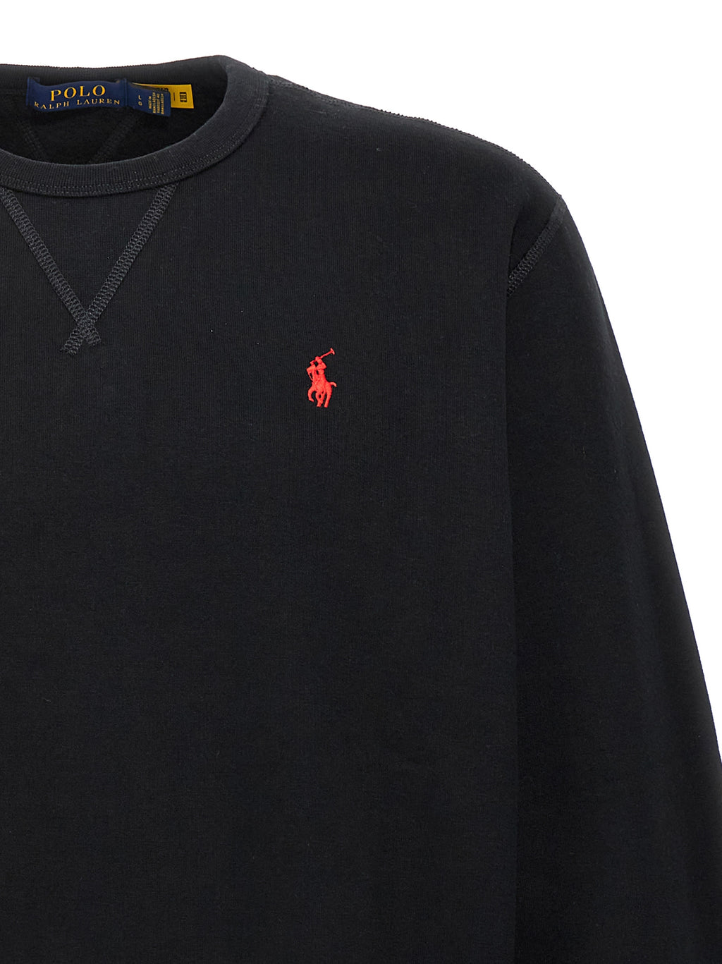 Polo Ralph Lauren Schwarzer Baumwoll-Sweatshirt