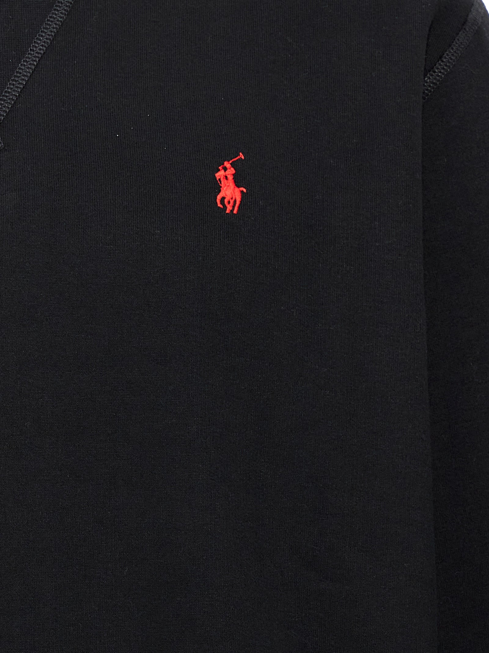 Polo Ralph Lauren Schwarzer Baumwoll-Sweatshirt