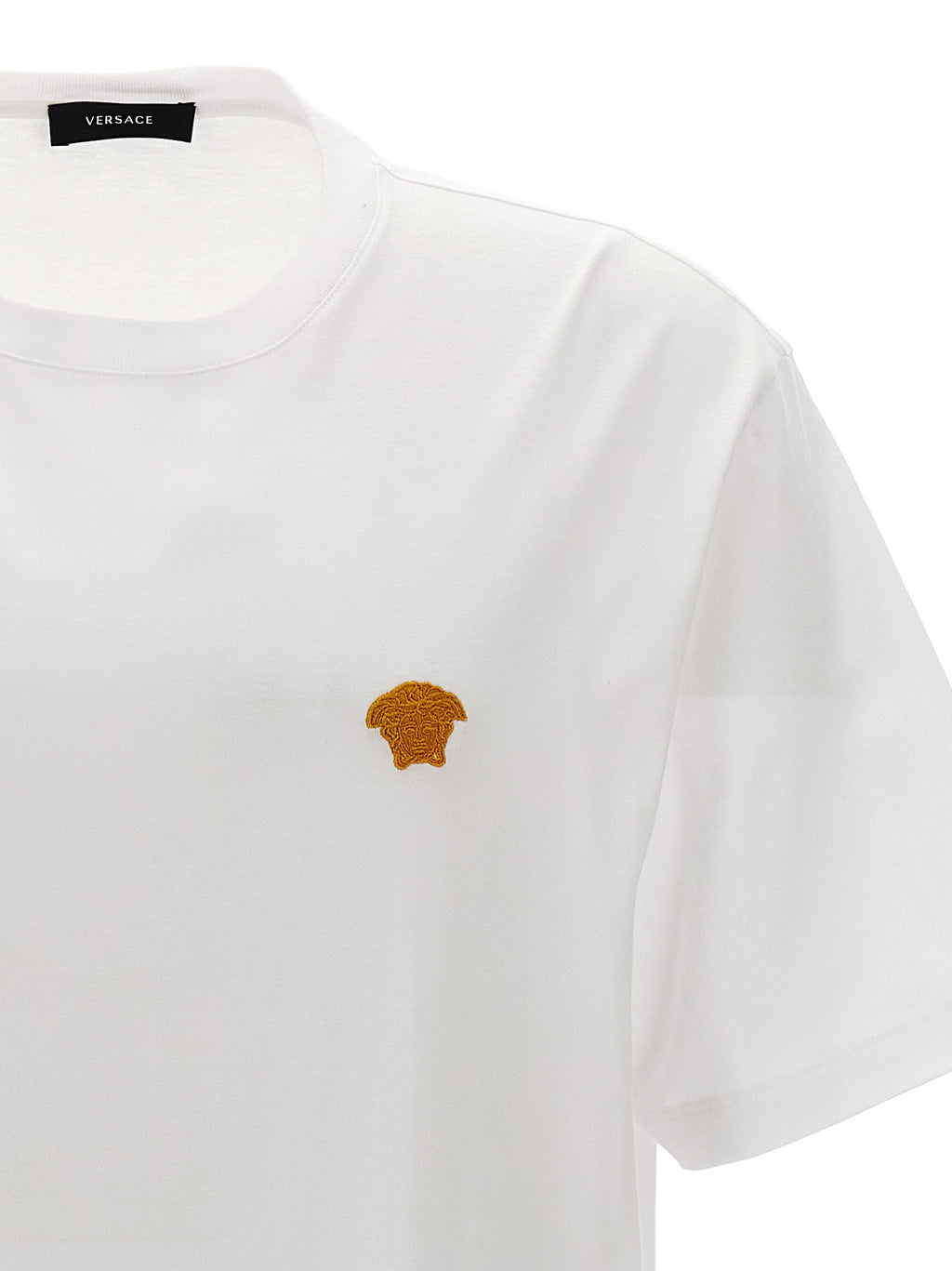 Versace Weißes Baumwoll-T-Shirt