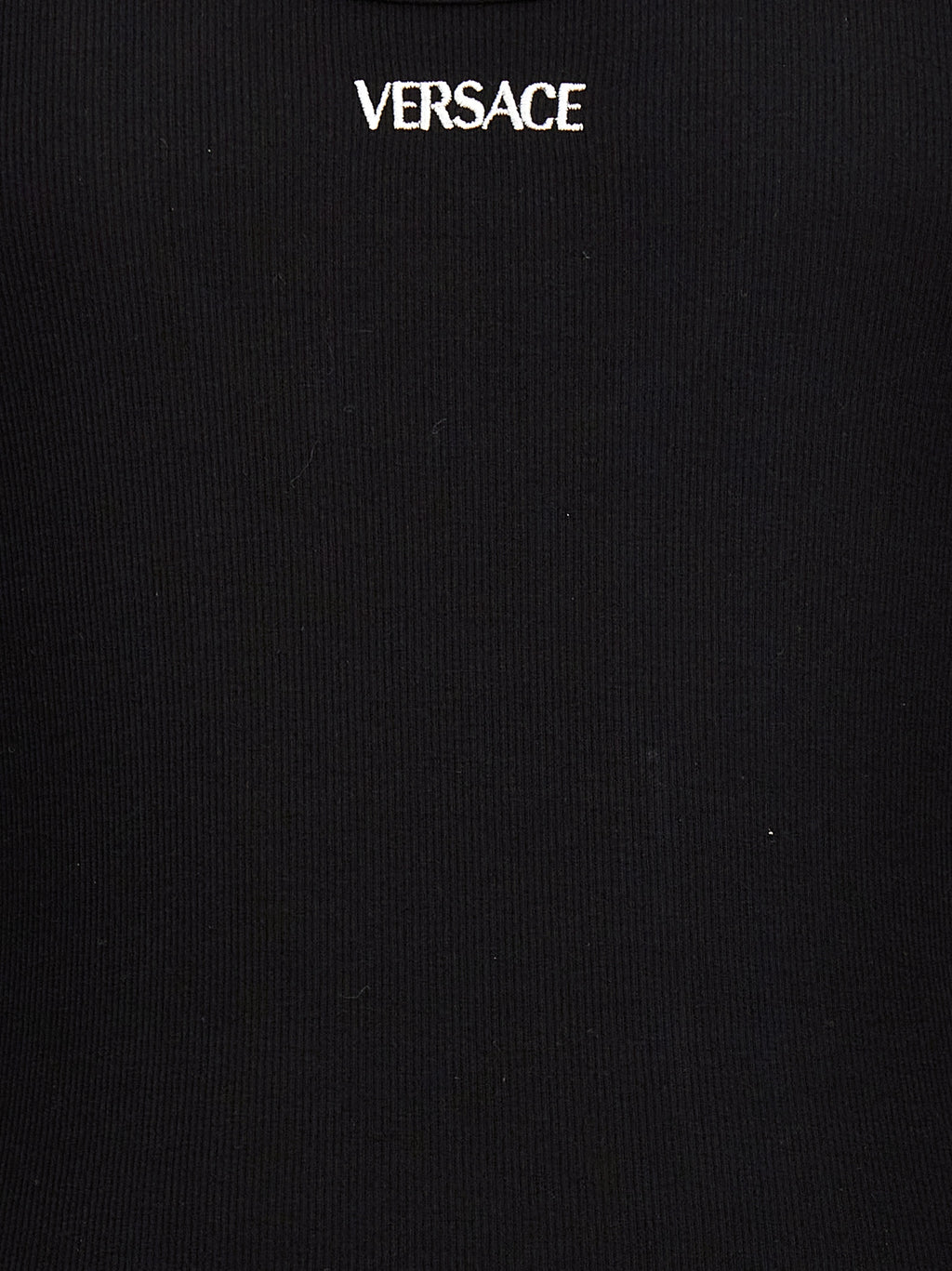 Versace Schwarzes Baumwoll-T-Shirt