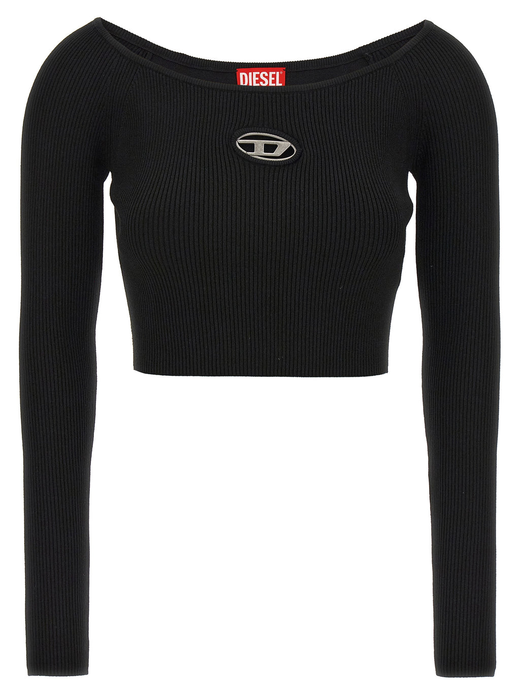 Diesel Schwarzer Cardigan aus Viskose
