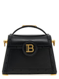 Balmain Schwarze Kalbsleder-Handtasche