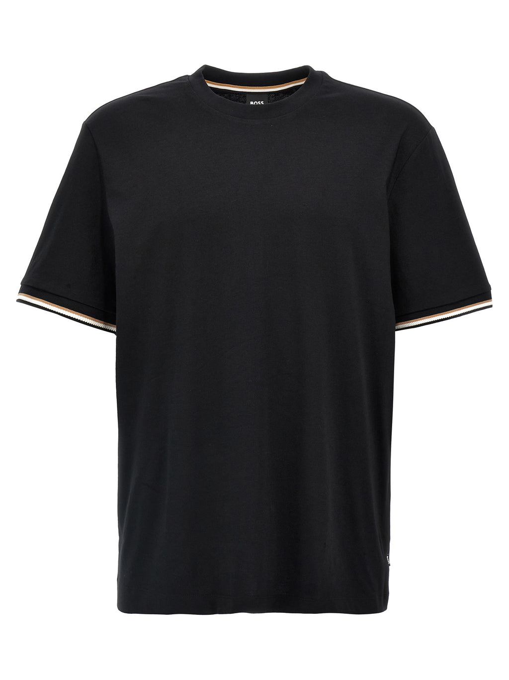 Hugo Boss Schwarzes Baumwoll-T-Shirt