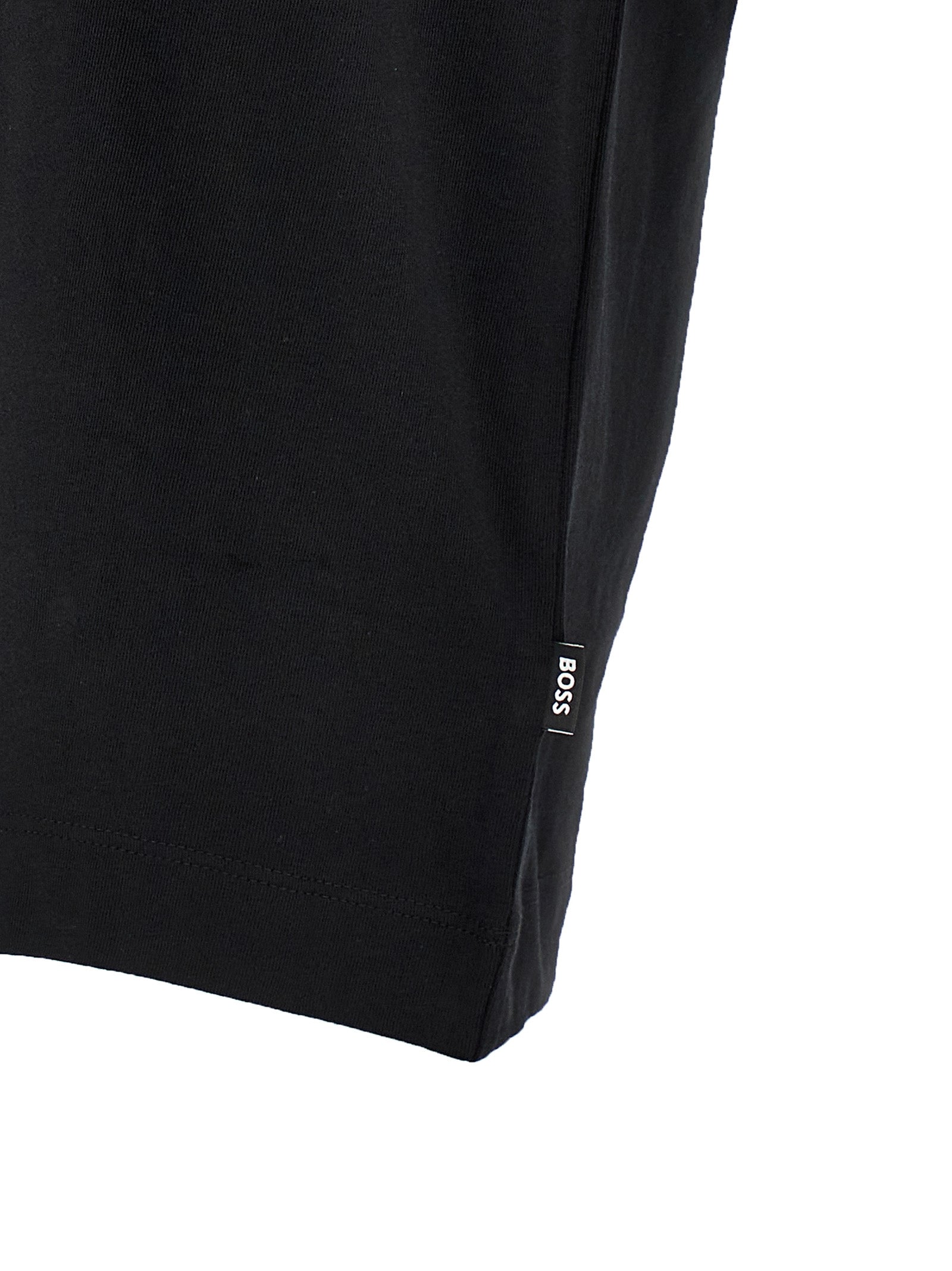 Hugo Boss Schwarzes Baumwoll-T-Shirt
