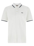 Hugo Boss Weißes Poloshirt aus Baumwolle
