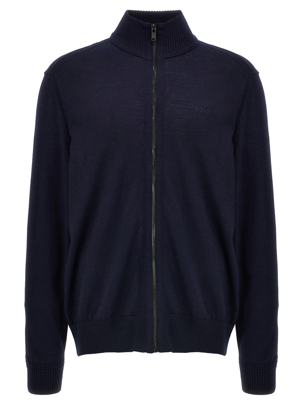 Hugo Boss Blauer Wollcardigan