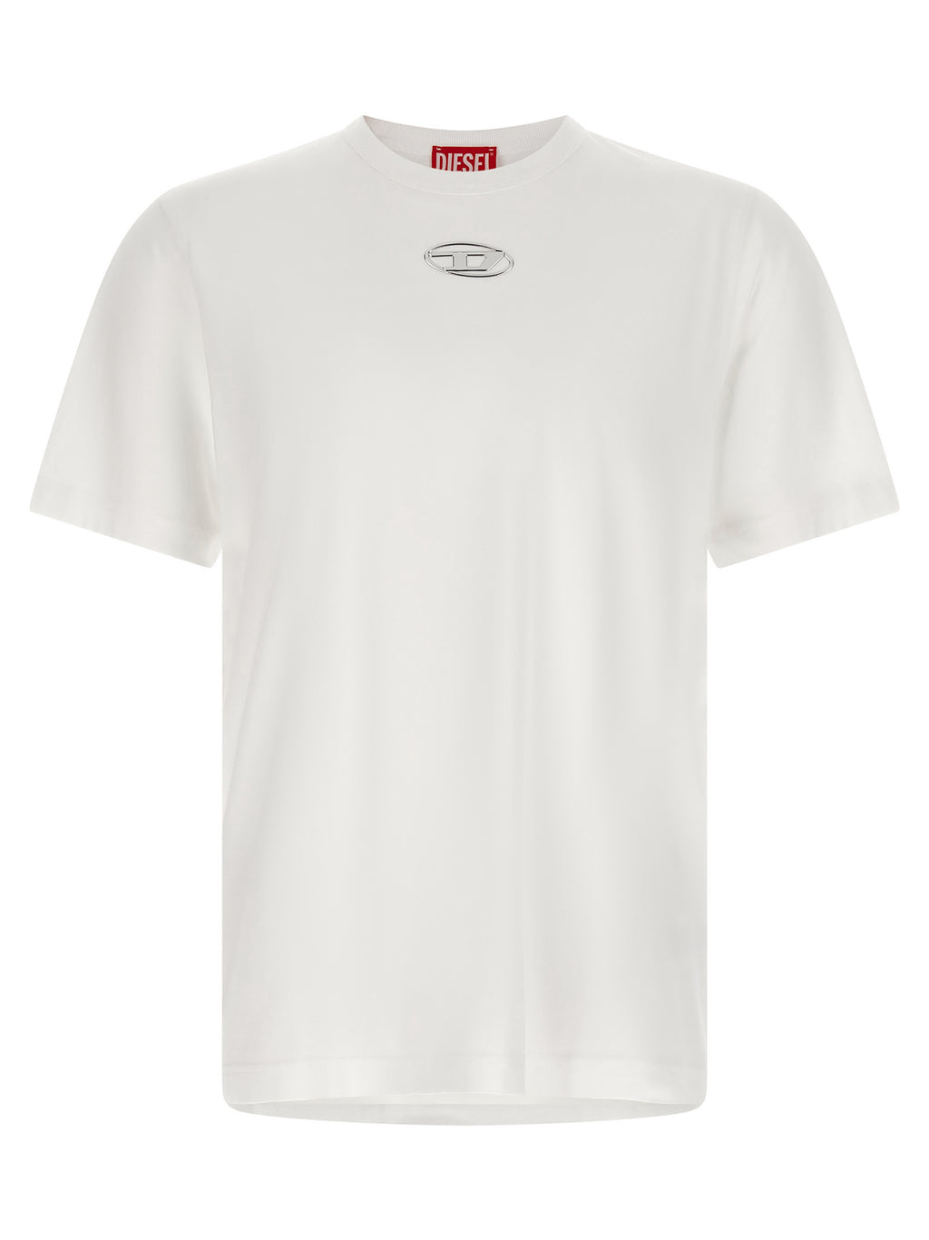 Diesel Weißes Baumwoll-T-Shirt