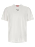 Diesel Weißes Baumwoll-T-Shirt