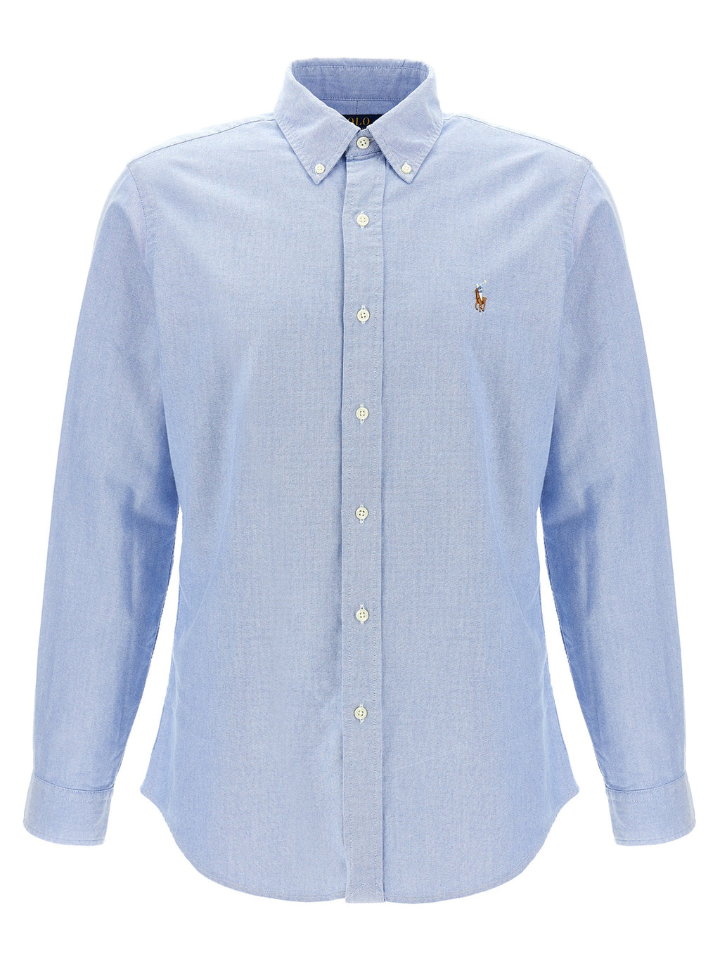 Polo Ralph Lauren Blaue Baumwollbluse