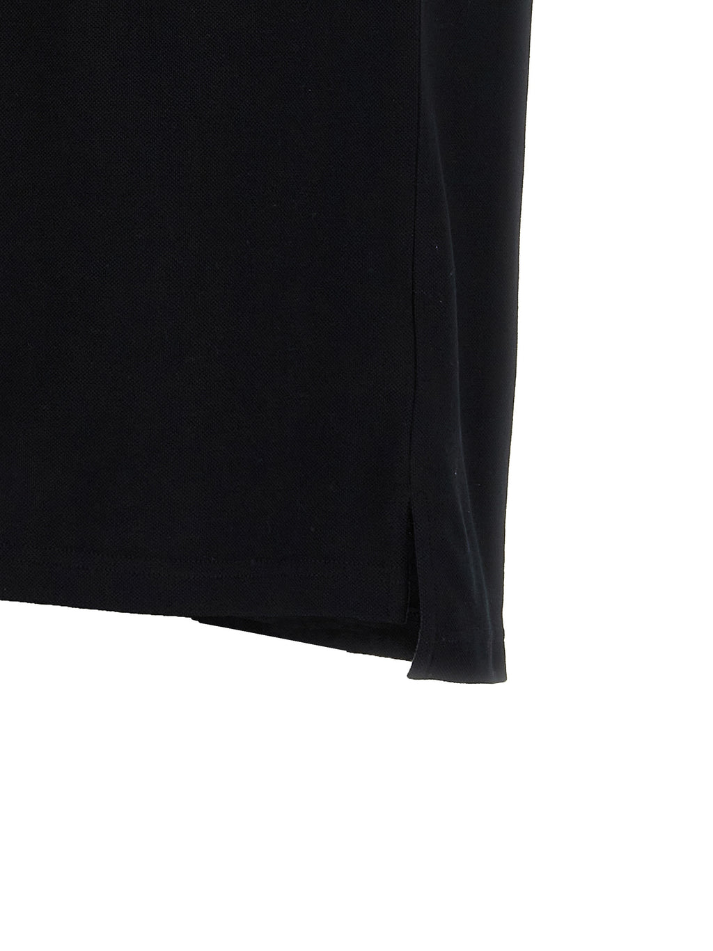 Moschino Schwarzes Baumwoll-Poloshirt