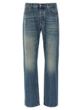 Alexander McQueen Blaue Jeans aus Baumwolle im geraden Schnitt