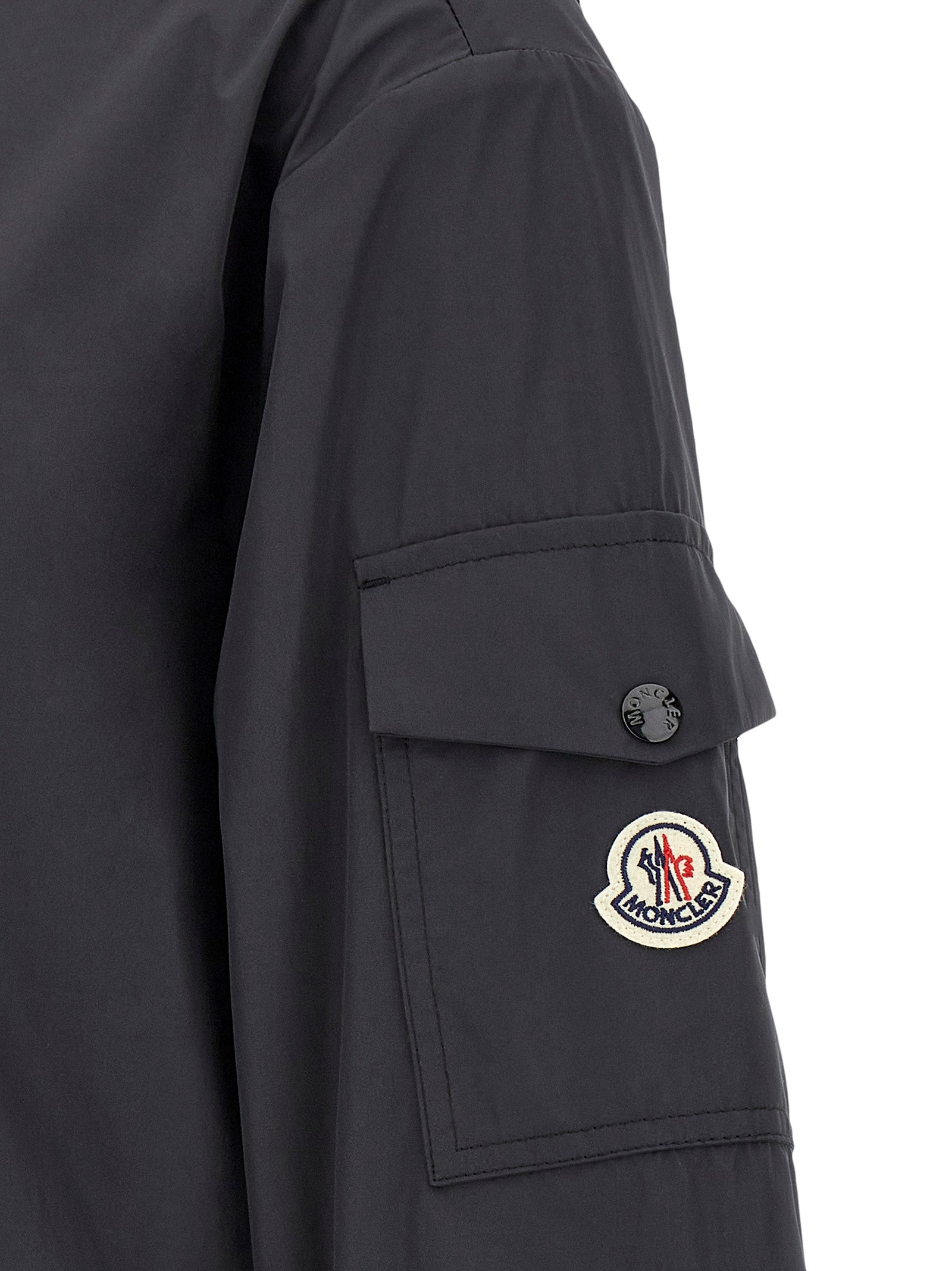 Moncler Schwarze Shell-Jacke aus Polyester