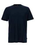 Hugo Boss Blaues Baumwoll-T-Shirt