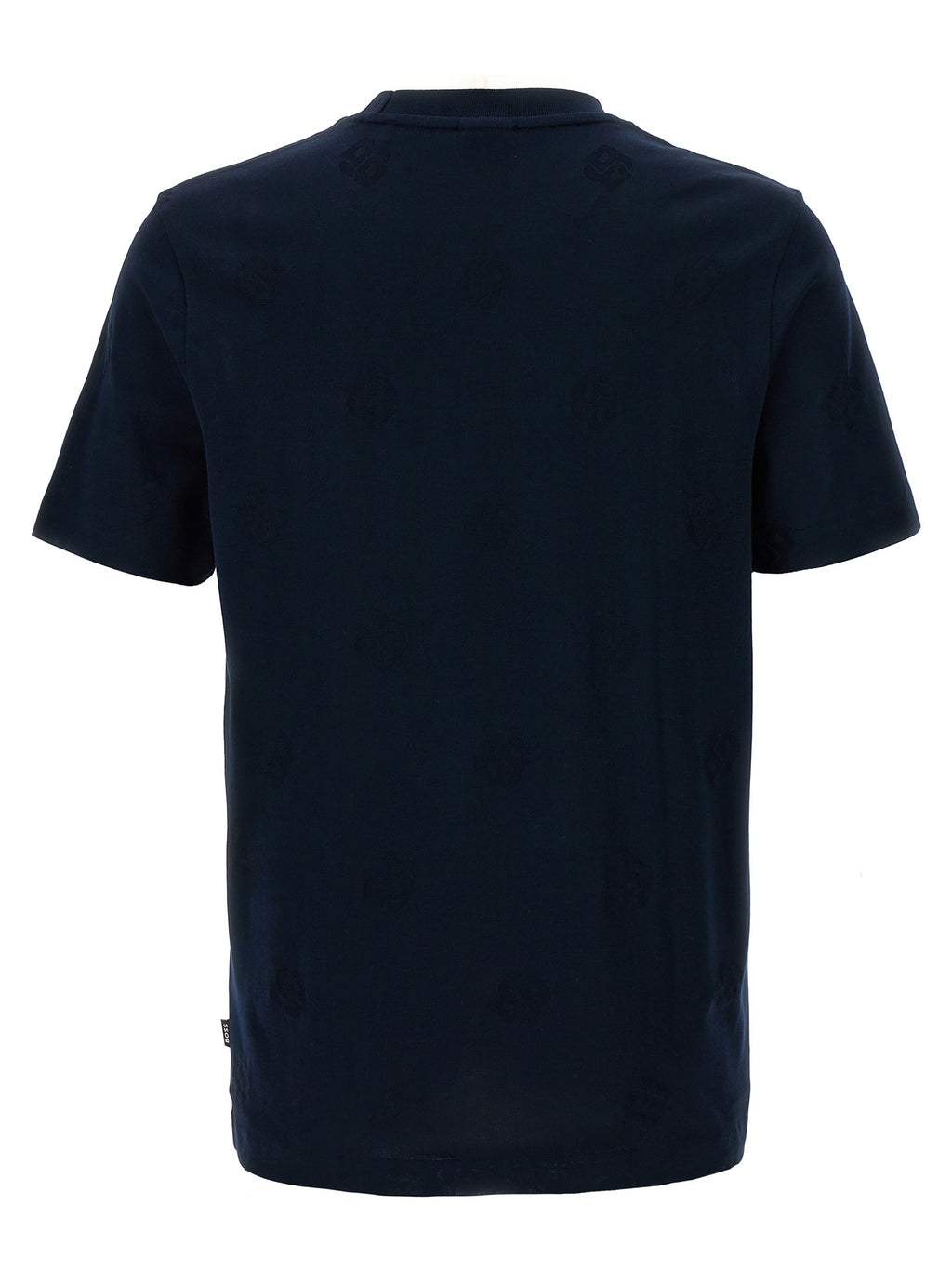 Hugo Boss Blaues Baumwoll-T-Shirt