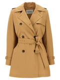 Max Mara Brauner Baumwollmantel