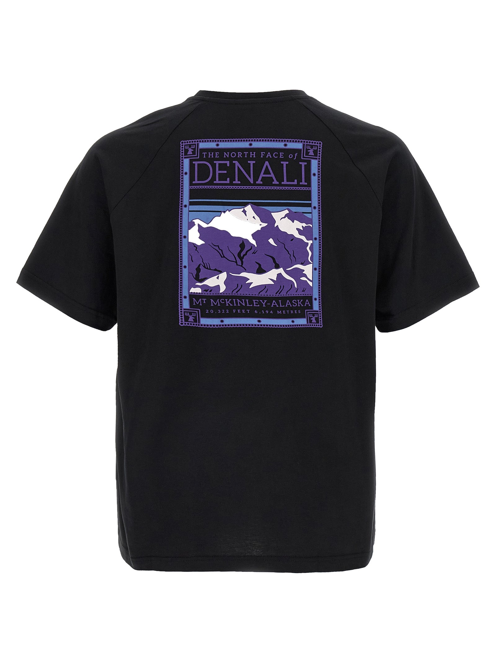 The North Face Schwarzes Baumwoll-T-Shirt