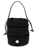 Moncler Schwarze Schultertasche aus Polyamid