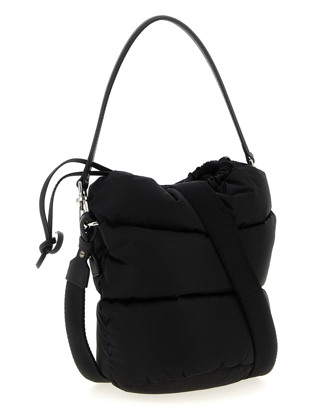 Moncler Schwarze Schultertasche aus Polyamid