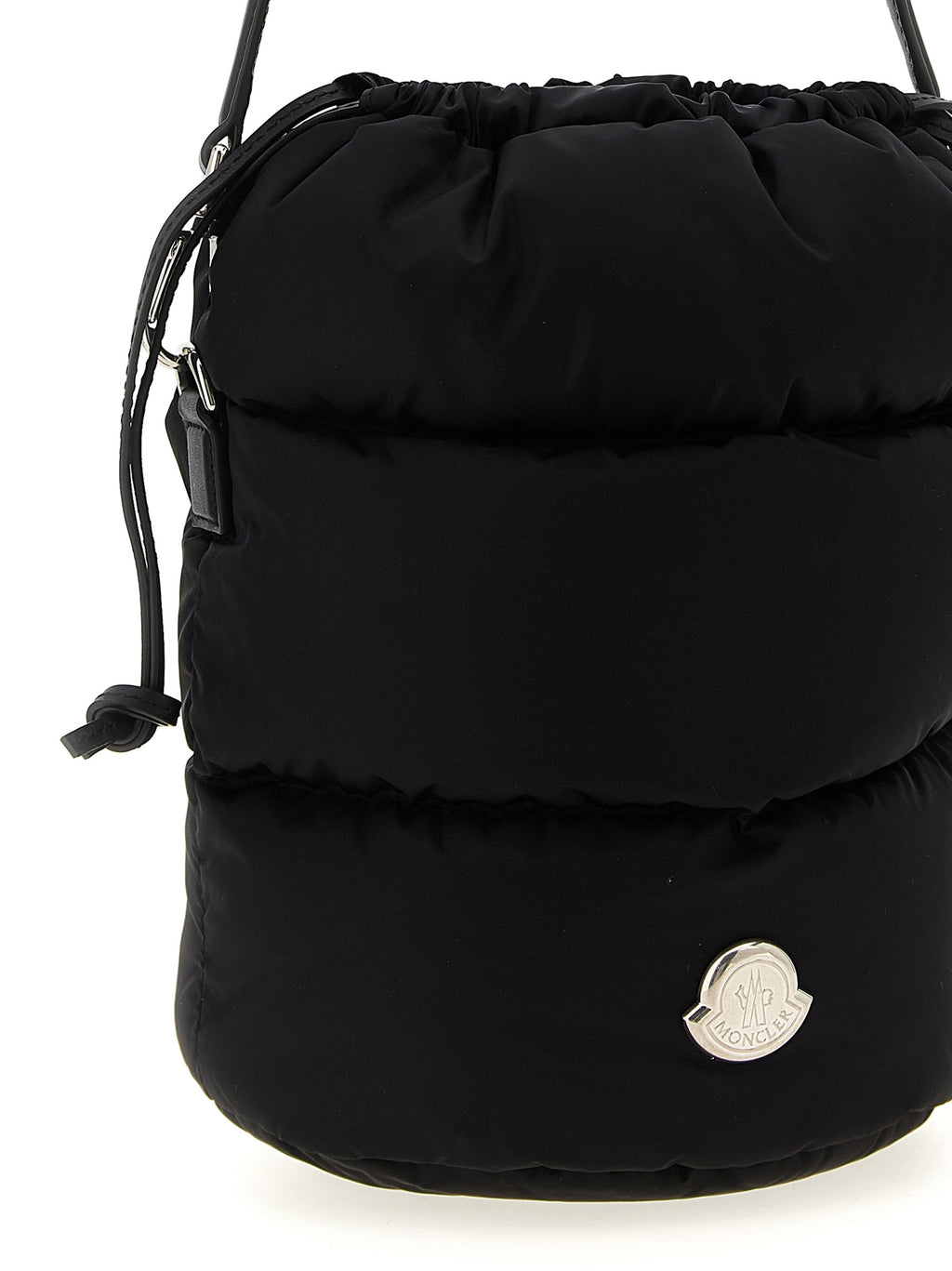Moncler Schwarze Schultertasche aus Polyamid