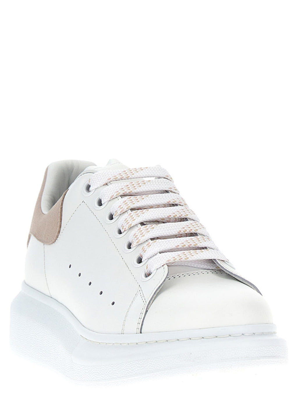 Alexander McQueen Mehrfarbige Kalbsleder-Sneaker mit niedrigem Schaft
