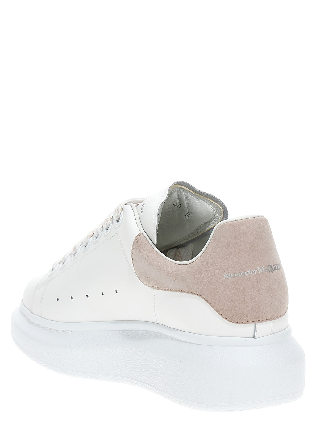 Alexander McQueen Mehrfarbige Kalbsleder-Sneaker mit niedrigem Schaft
