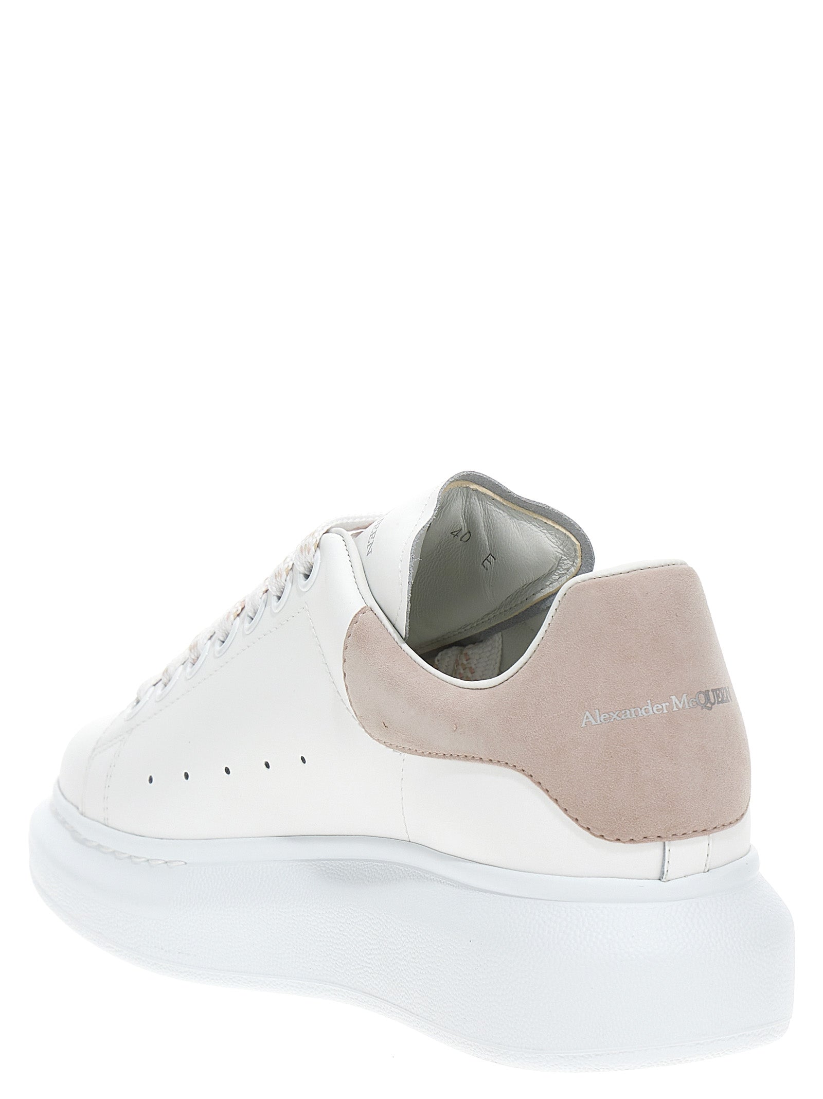 Alexander McQueen Mehrfarbige Kalbsleder-Sneaker mit niedrigem Schaft
