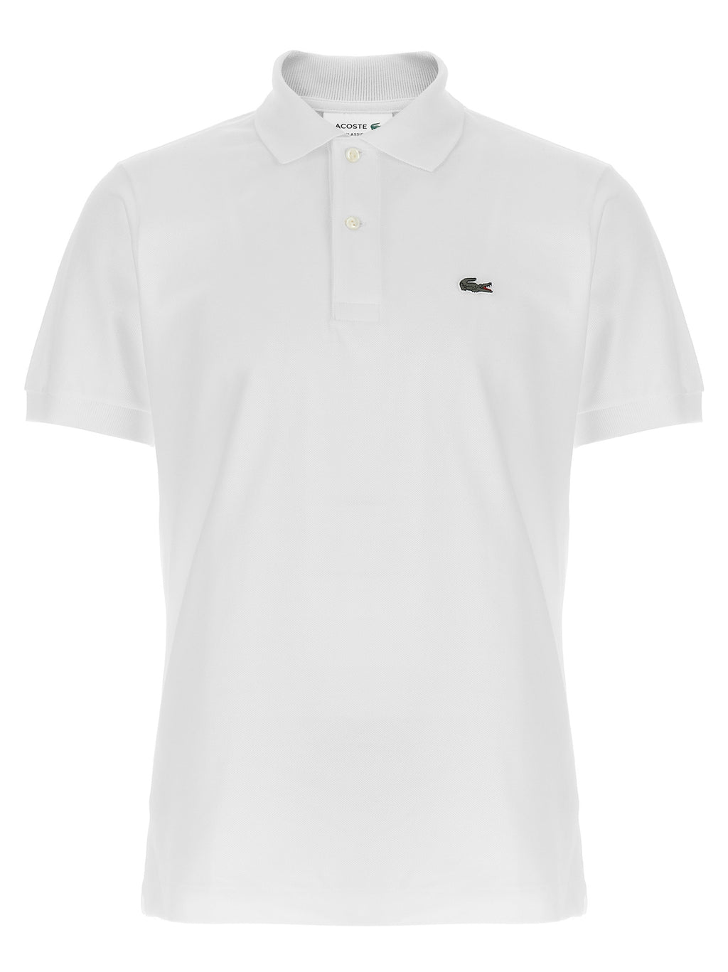 Lacoste Weißes Poloshirt aus Baumwolle