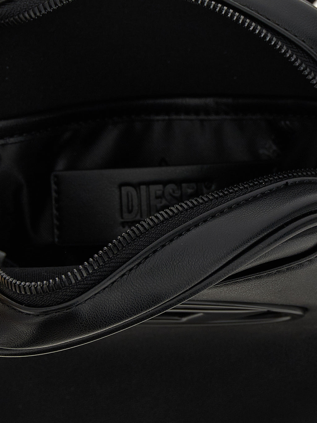 Diesel Schwarze Crossbody-Tasche aus Polyethylen