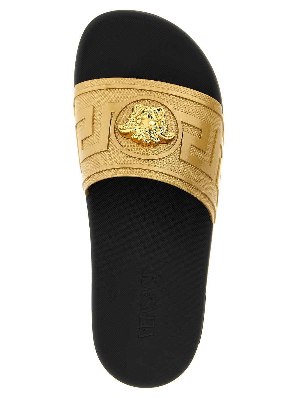 Versace Goldene Glass-Slipper