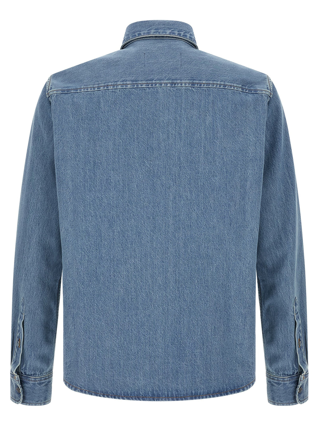 Ami Paris Blaue Baumwollbluse