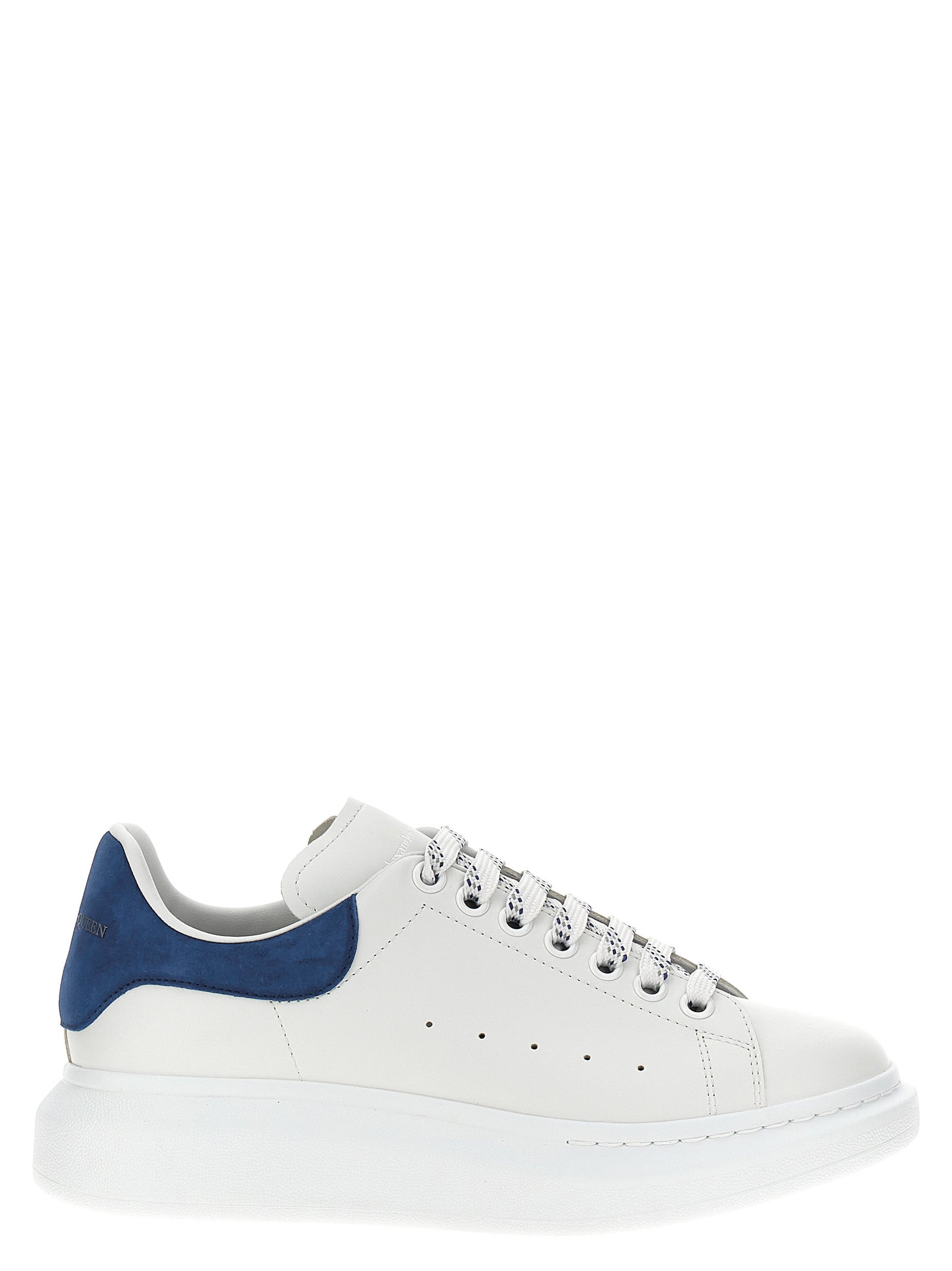 Alexander McQueen Blaue Kalbsleder Chunky Sneaker