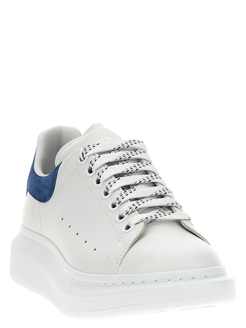 Alexander McQueen Blaue Kalbsleder Chunky Sneaker