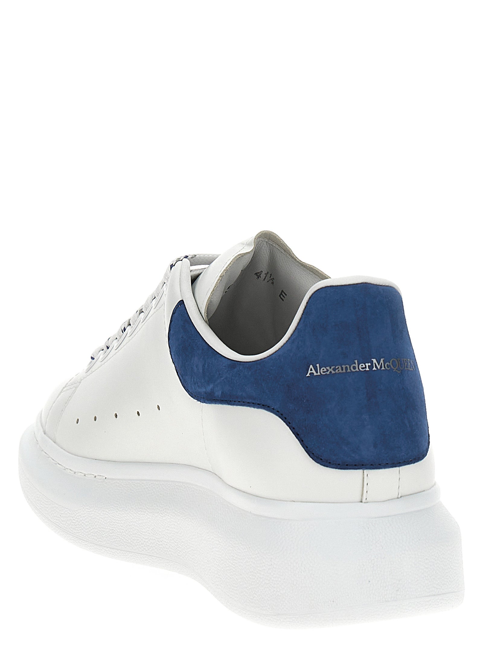 Alexander McQueen Blaue Kalbsleder Chunky Sneaker