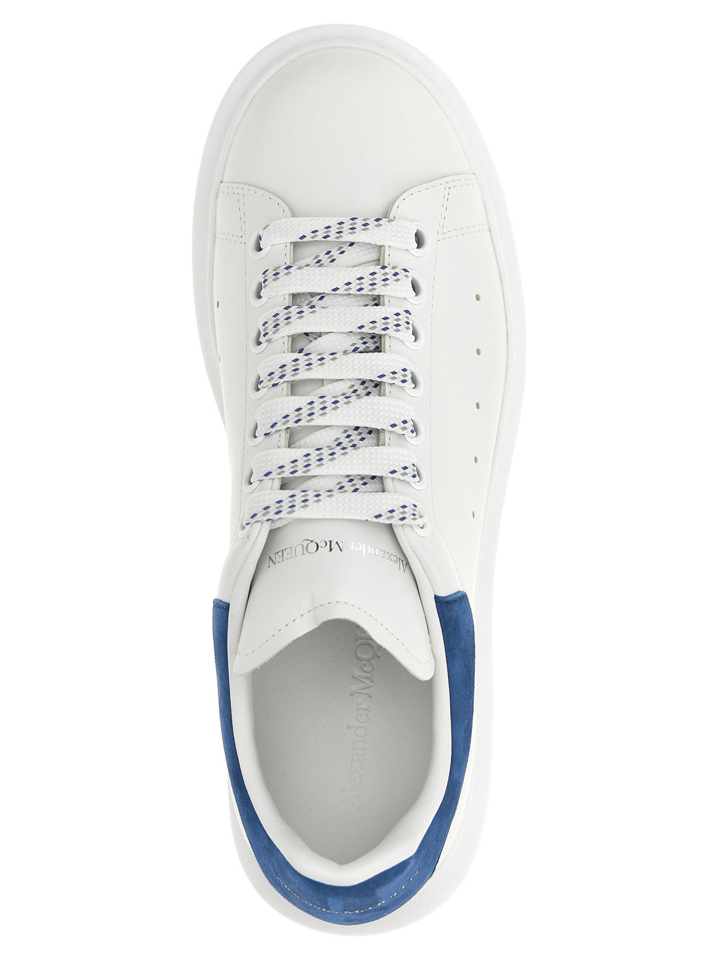 Alexander McQueen Blaue Kalbsleder Chunky Sneaker
