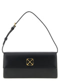 Off-White Schwarze Schultertasche aus Polyester